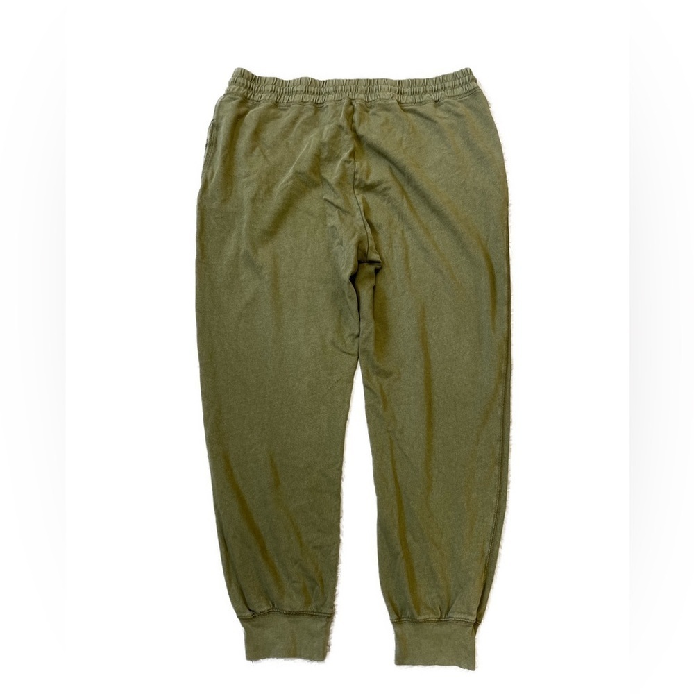J.Crew Magic Rinse™  Olive Green Jogger Pant Reimagined French Terry Cloth Sz L - Picture 2 of 12